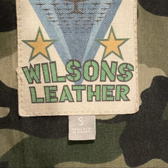 Wilson’s Leather Cropped Military/Band Jacket S - Picture 8 of 14